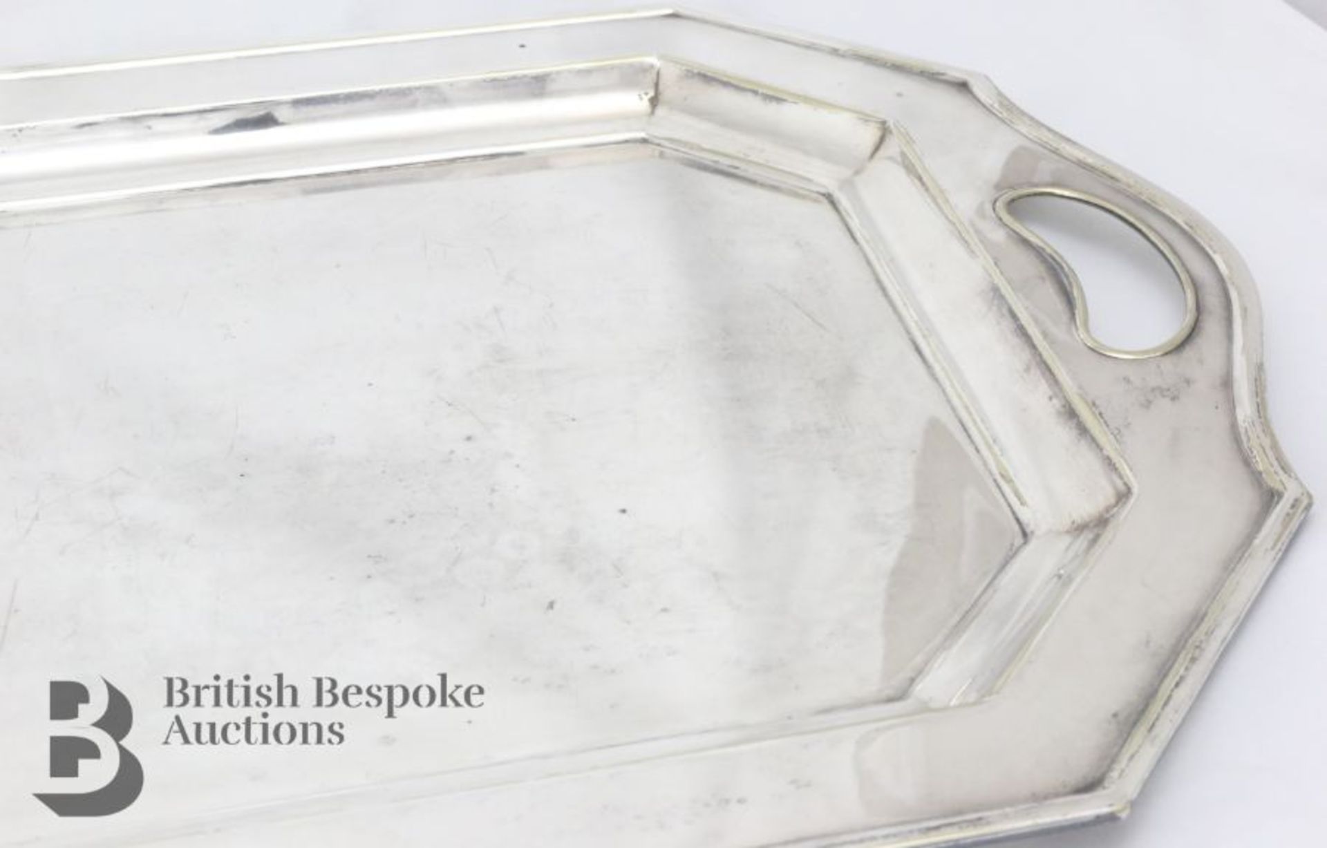 Edwardian Silver Plated Serving Tray - Image 2 of 4