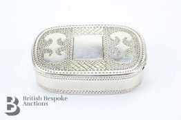 George III Silver Patch Box