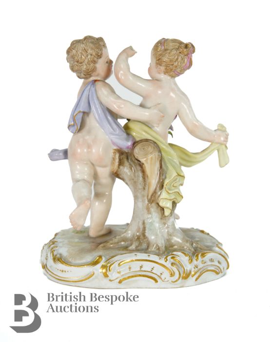 19th Century Meissen Figural Group - Image 4 of 25