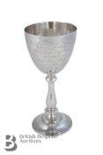 George V Silver Guild of Handicraft Chalice - North Cotswold Hunt Puppy Show 1929