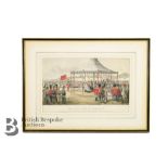 19th Century Lithograph of Her Majesty Queen Victoria Firing the First Shot - Wimbledon