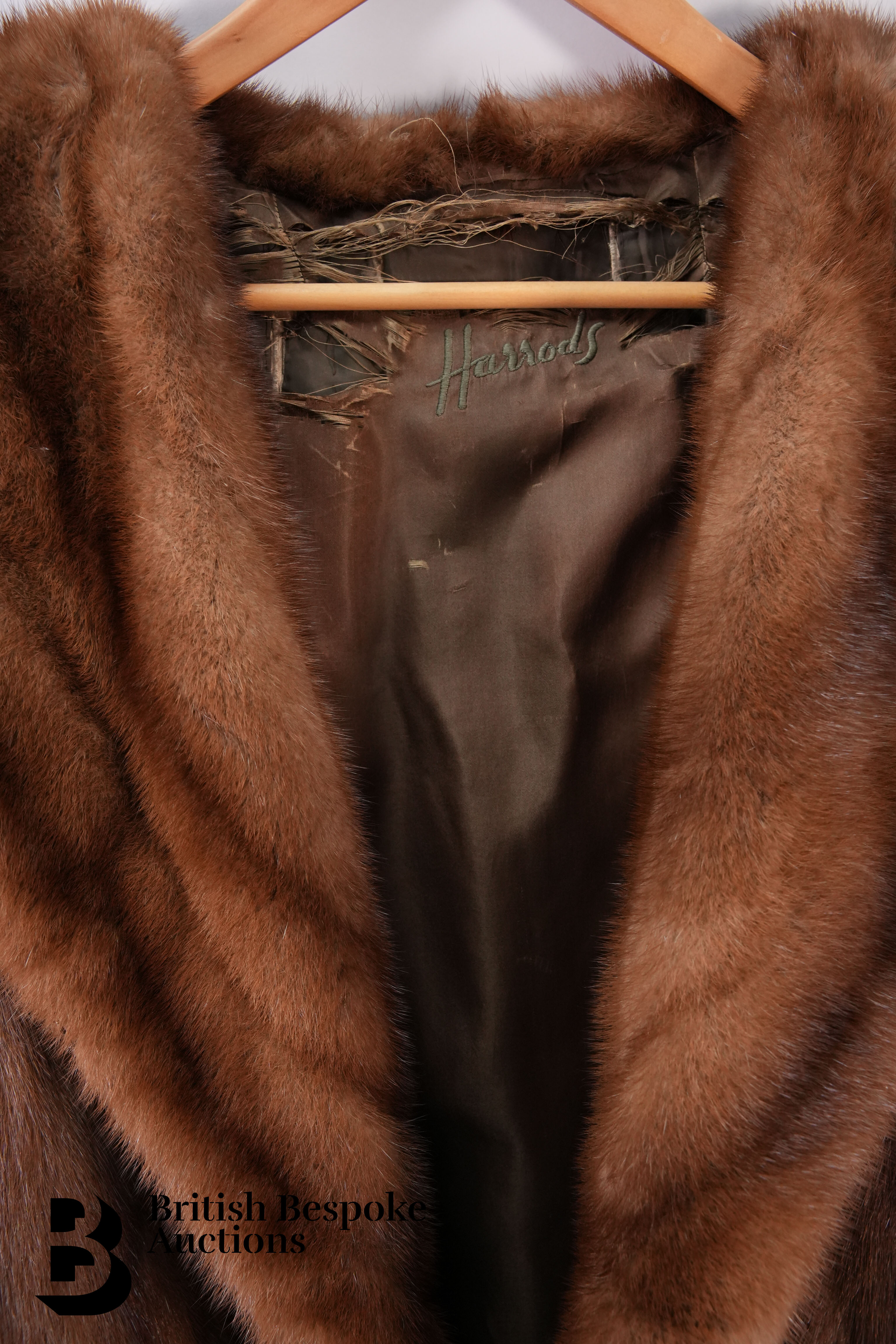 Coloured Mink Veste Vison, Two Mink Coats, and Crocodile Handbag - Image 8 of 10