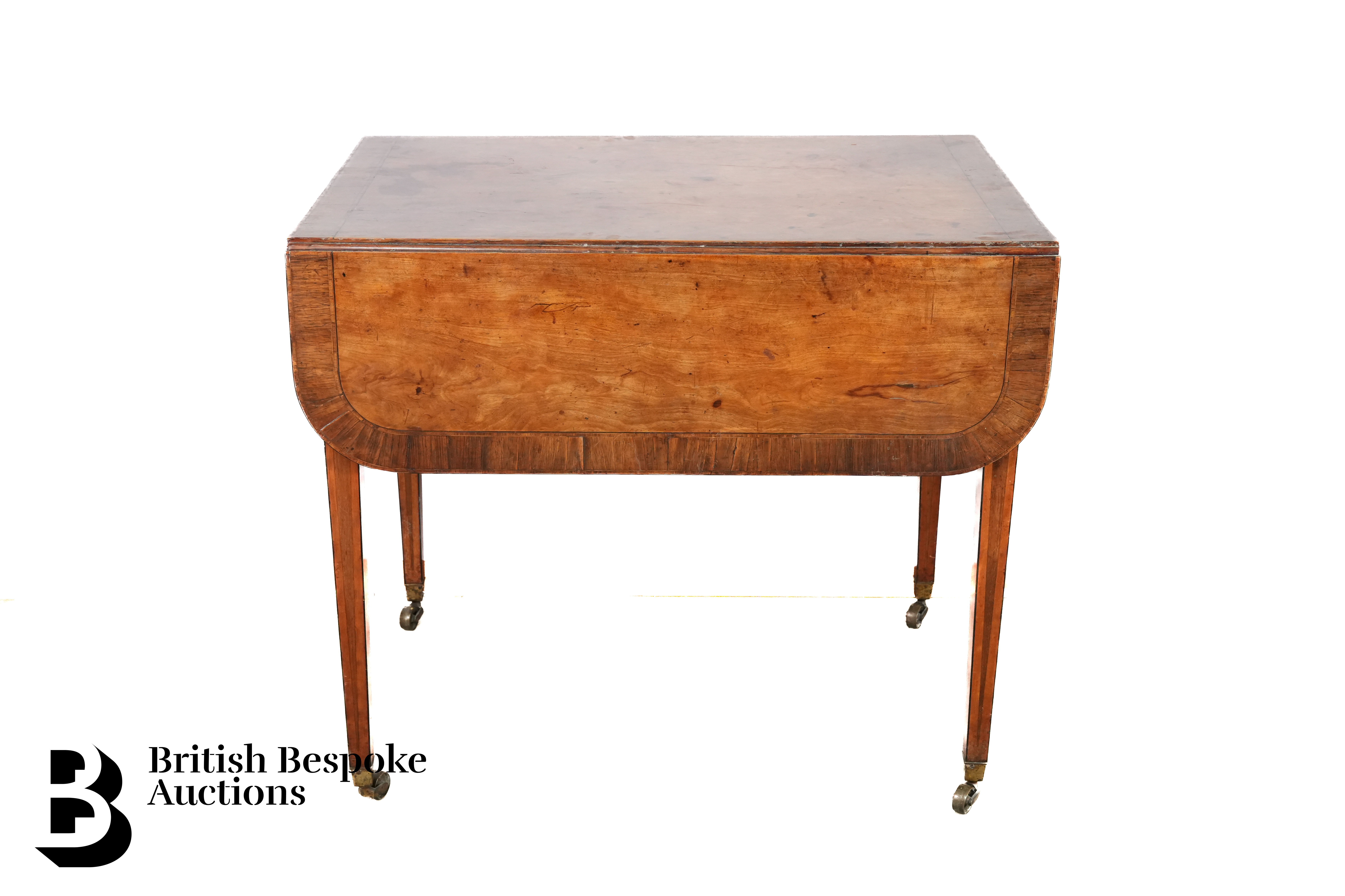 Mahogany Drop Leaf Table - Image 2 of 2