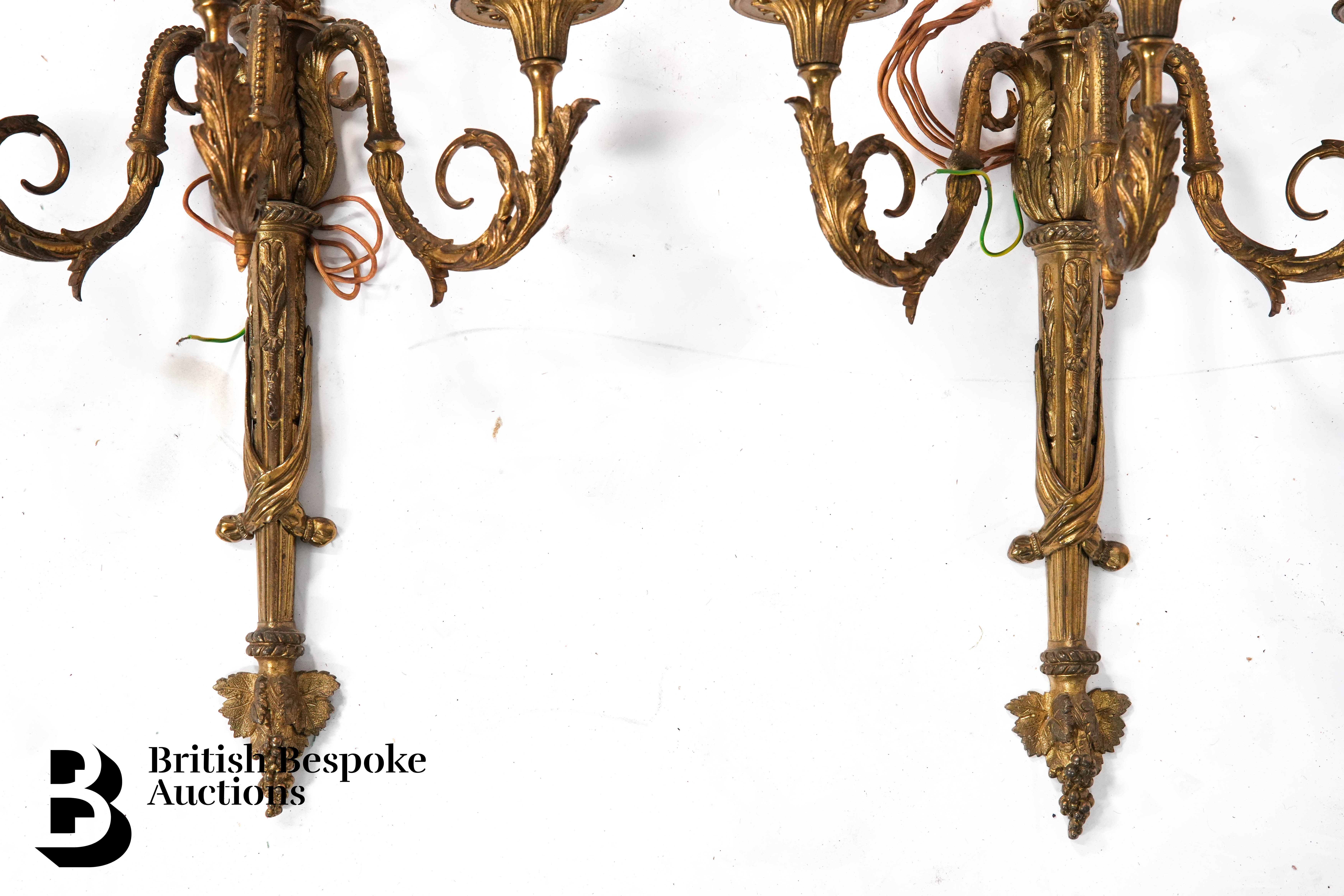 Pair of Louis XVI style Wall Lights - Image 2 of 2