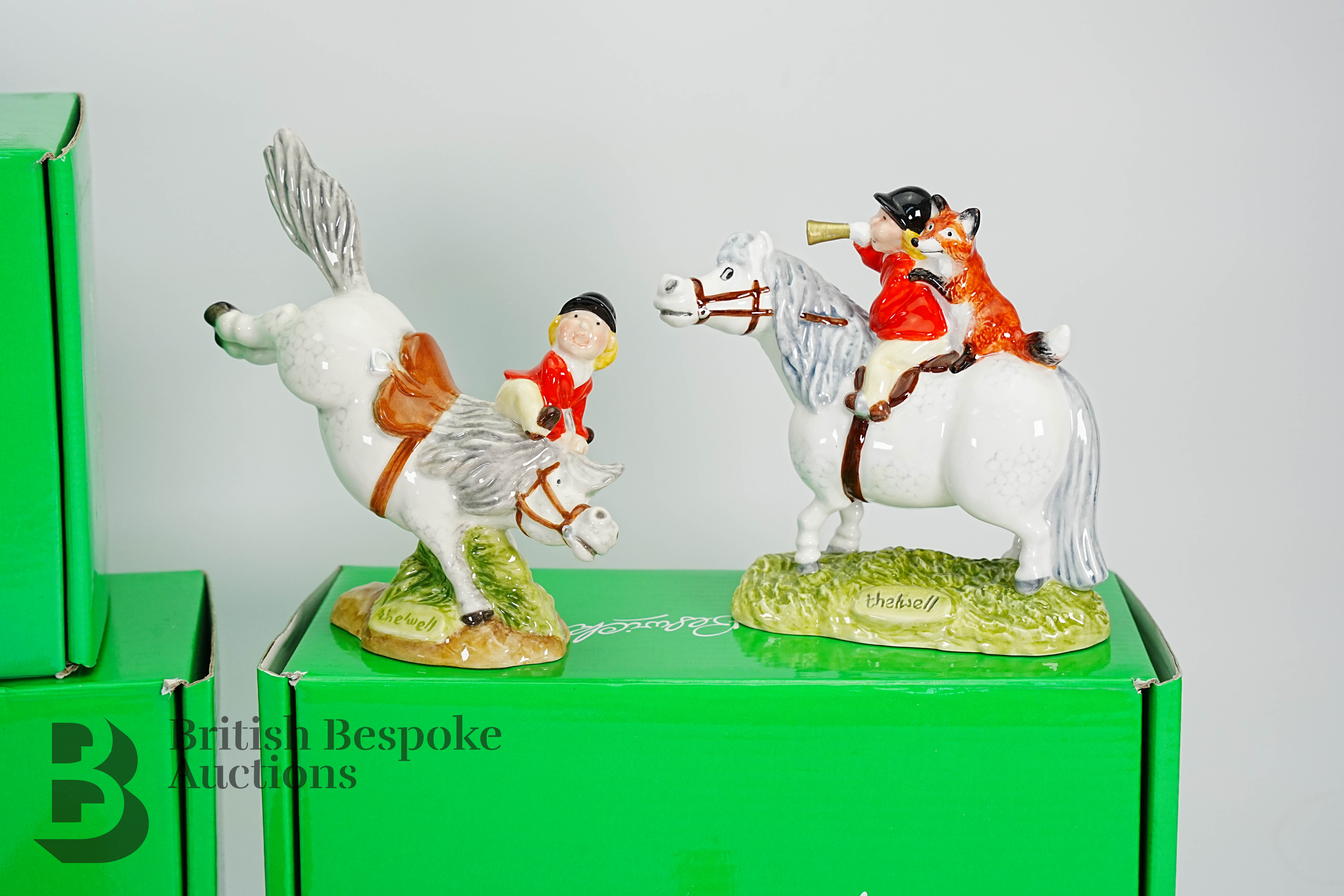 John Beswick Hand Painted Norman Thelwell Figurines - Image 5 of 6