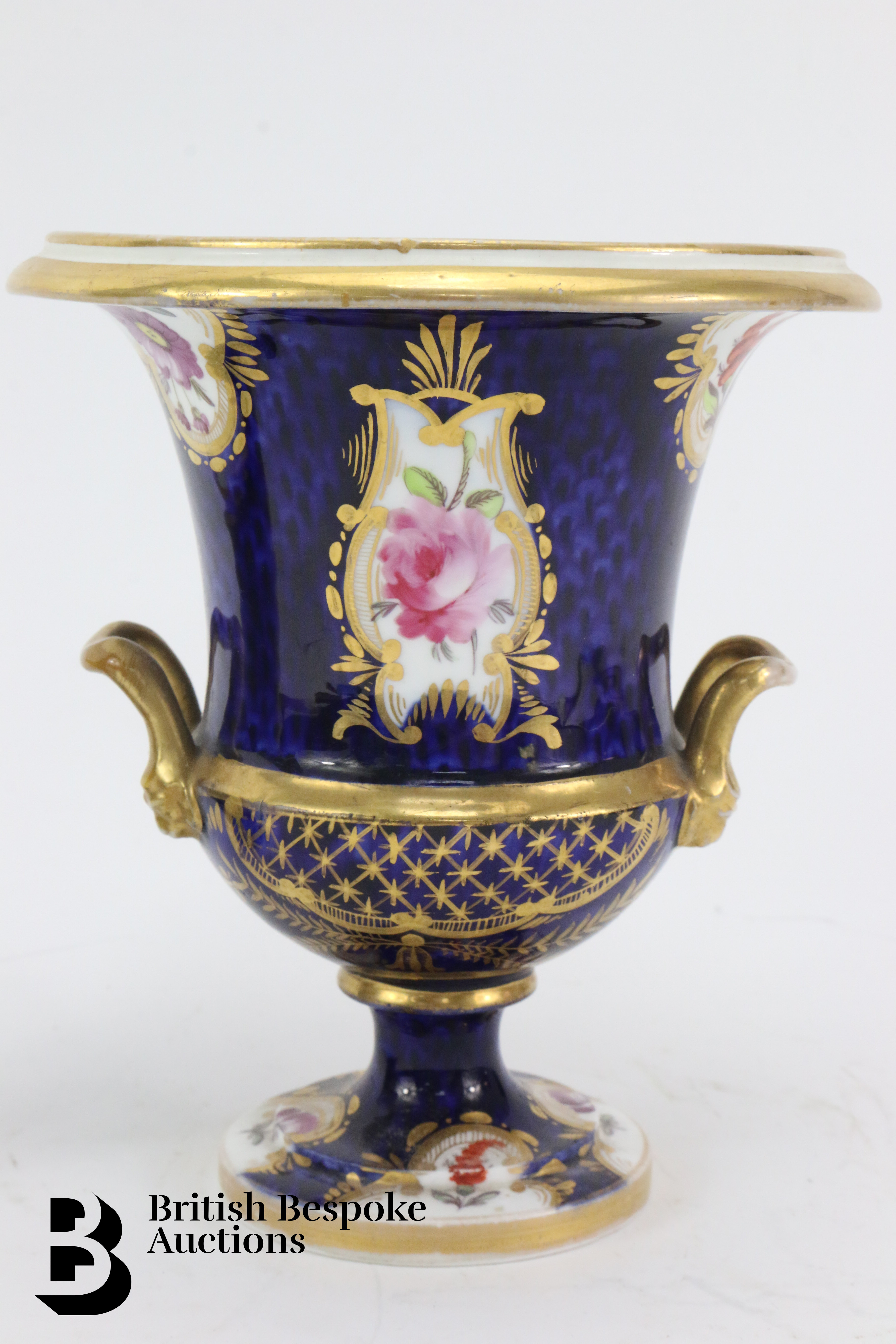 Coalport Porcelain Campana Vase - Image 5 of 7