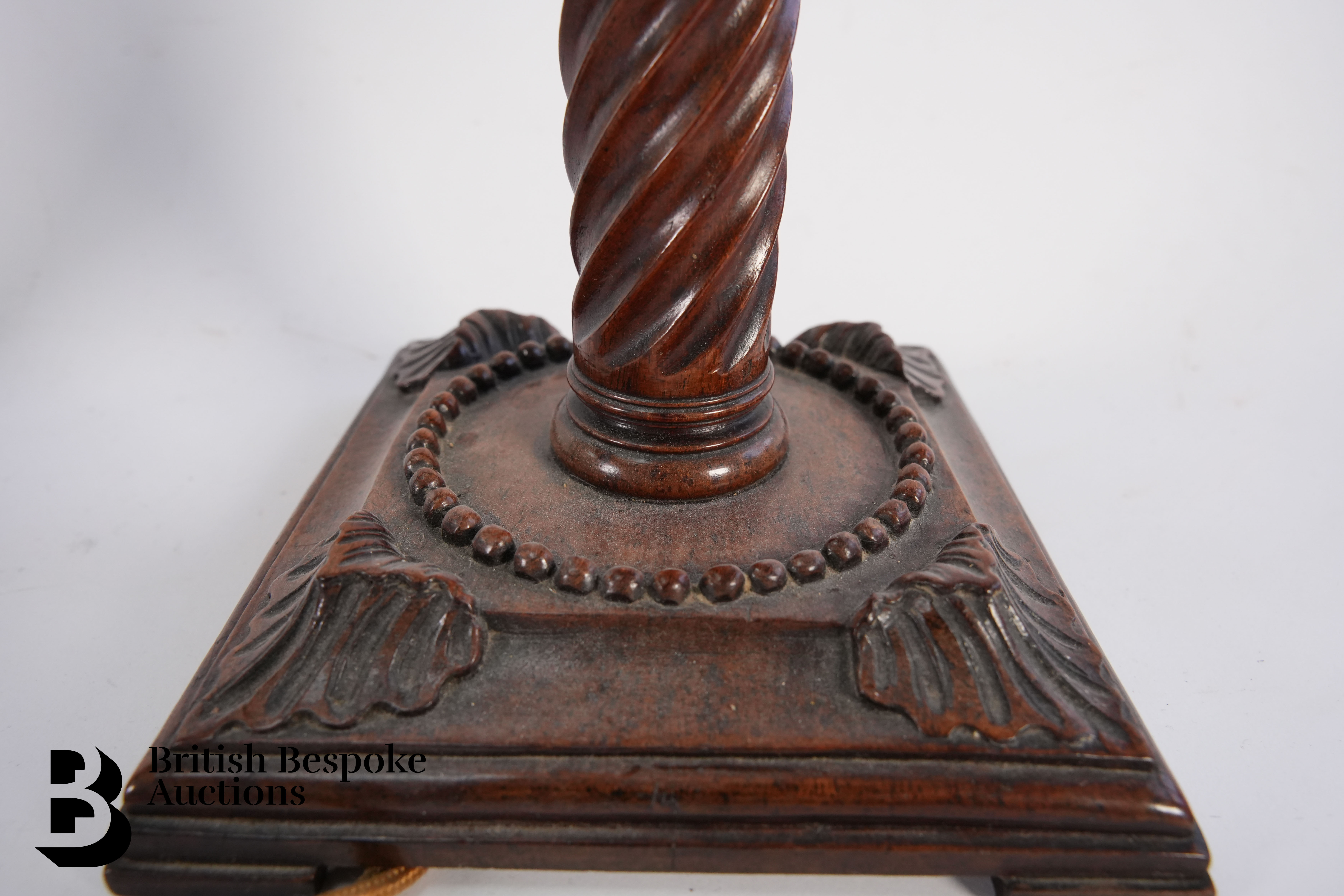 Pair of Fruitwood Lights - Image 4 of 7