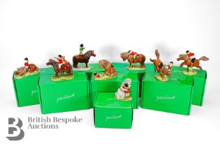 Eight John Beswick Norman Thelwell Figurines