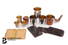 Stirrup Cup Sets and Aprey's Crocodile-Skin Case