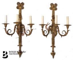 Pair of Louis XVI style Wall Lights
