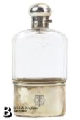 Silver and Glass Hip Flask