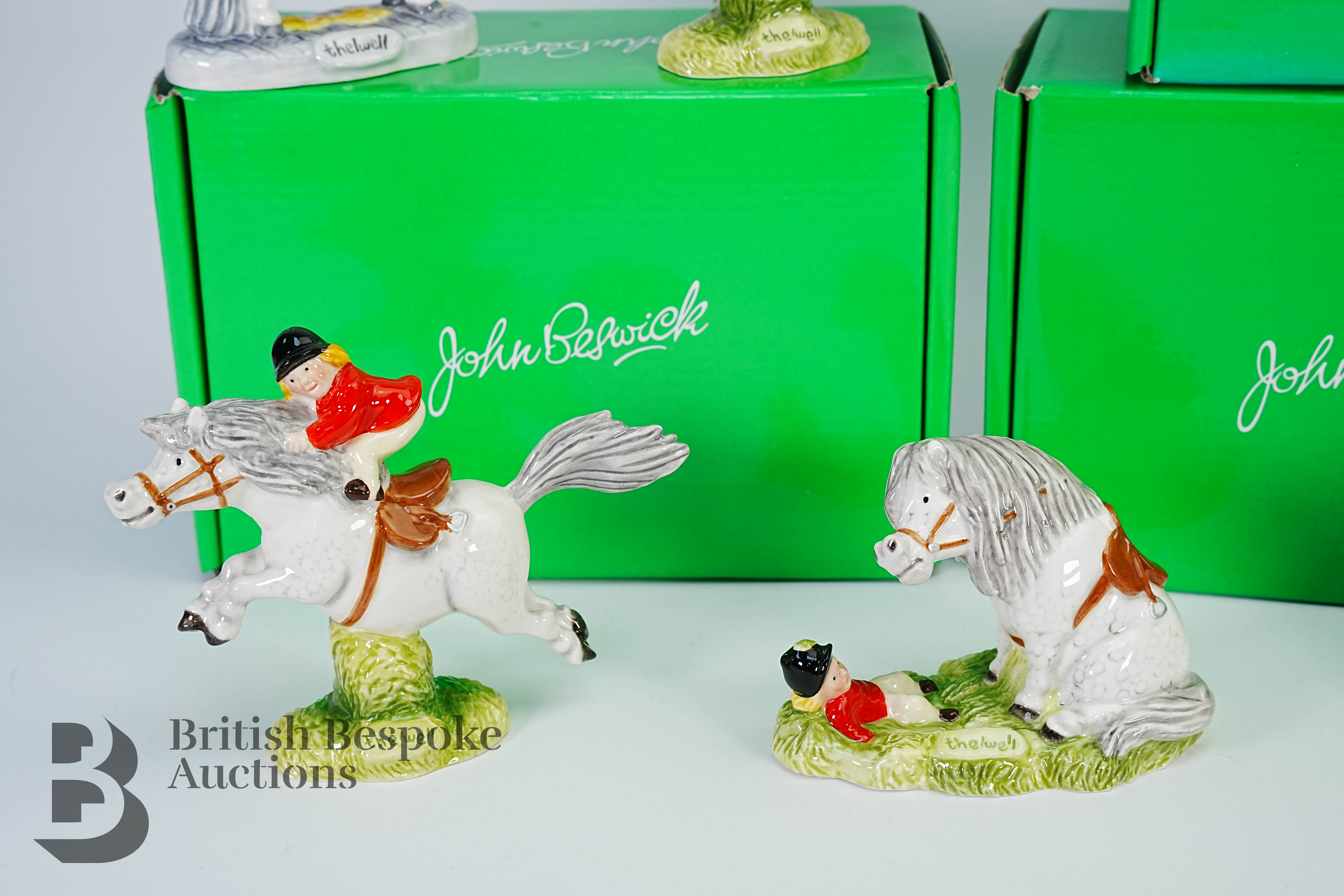 John Beswick Hand Painted Norman Thelwell Figurines - Image 3 of 6