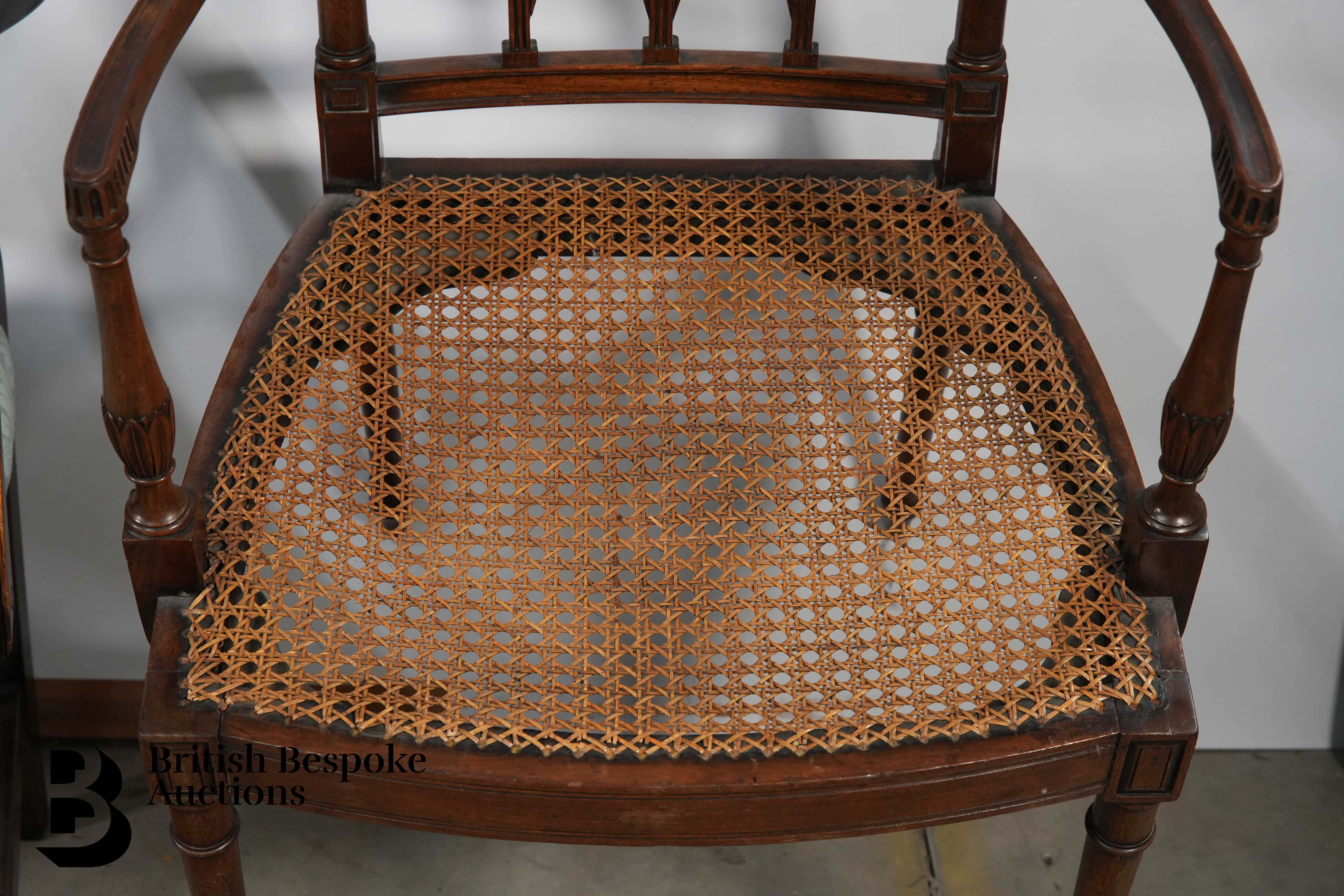 Victorian Mahogany Balloon Back Chair - Image 3 of 8