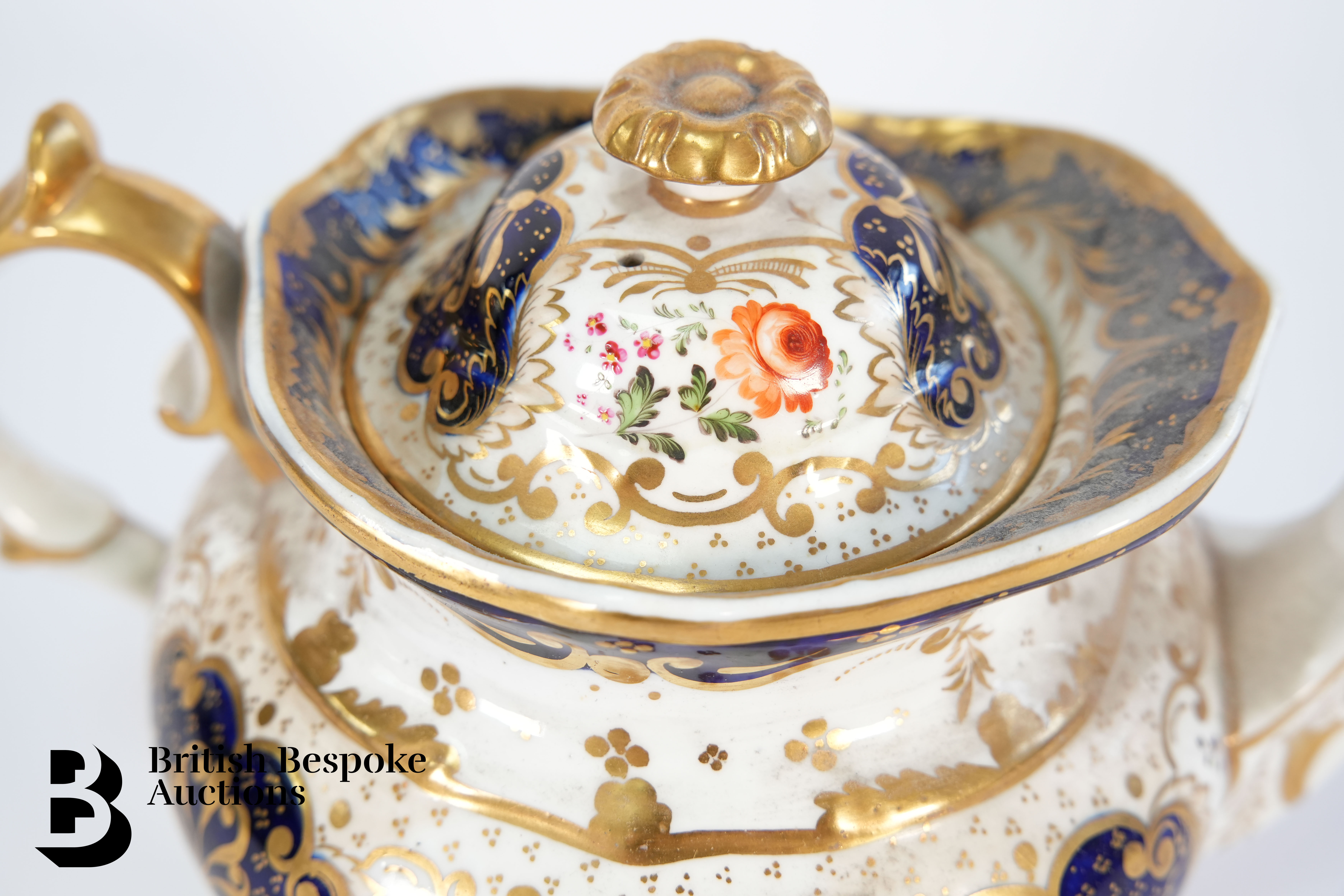 19th Century English Porcelain Tea Pot - Image 8 of 8