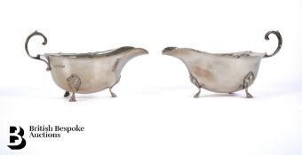 Pair of Silver Sauce Boats