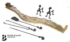 Brass Serpentine Ember Fire