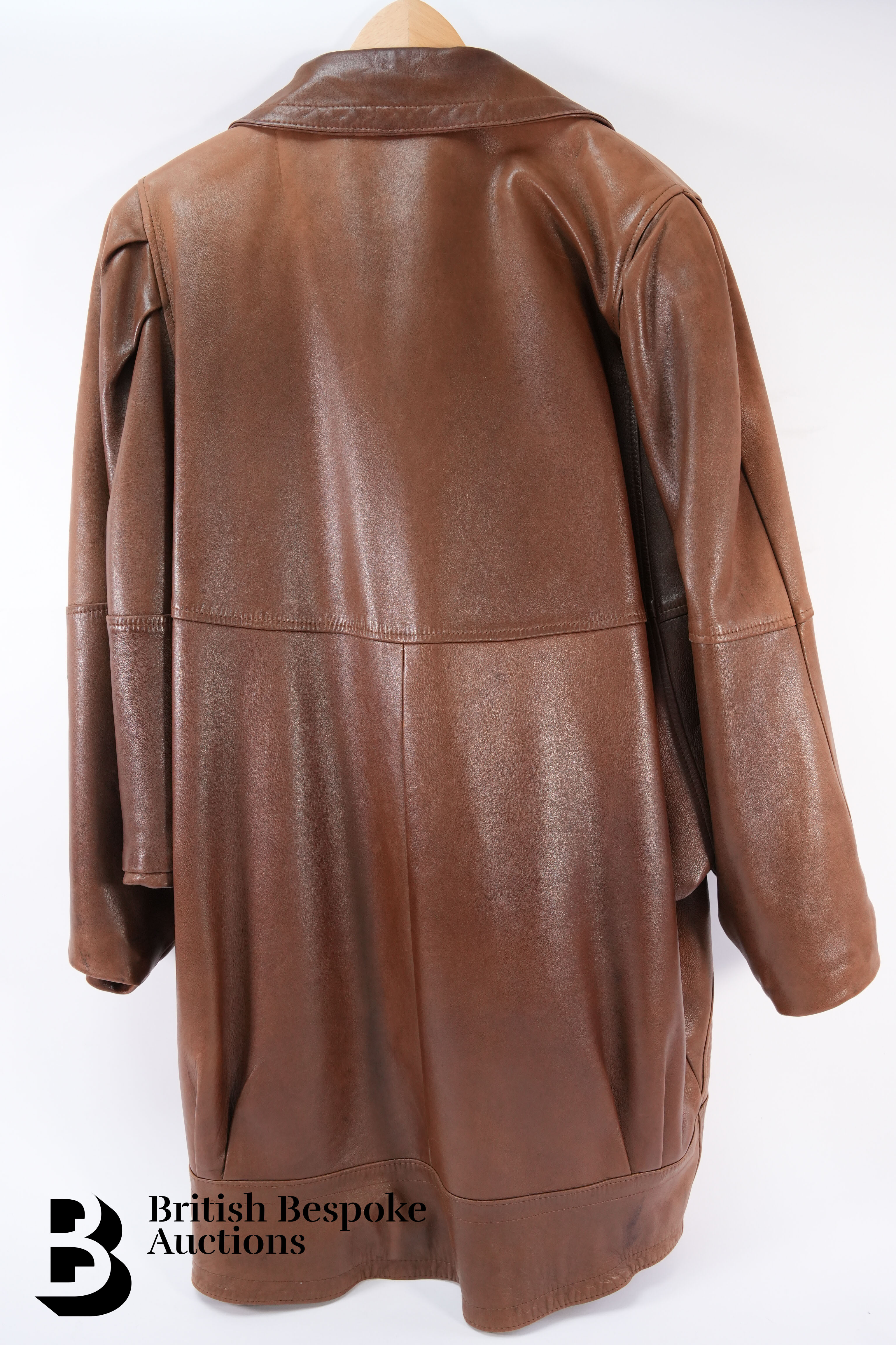 Jean Claude Jitouis Brown Leather Jacket - Image 4 of 5