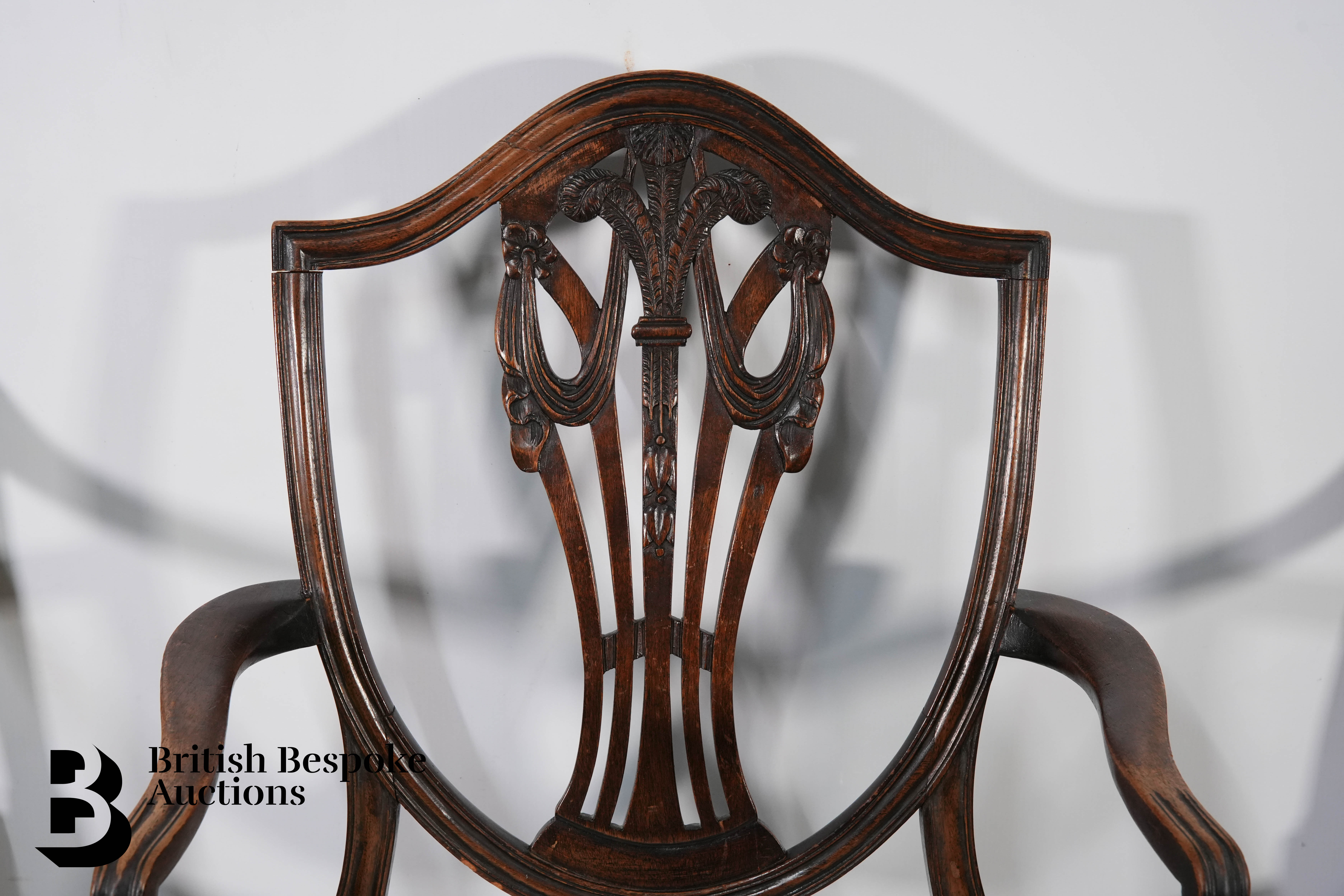 Victorian Mahogany Balloon Back Chair - Image 6 of 8