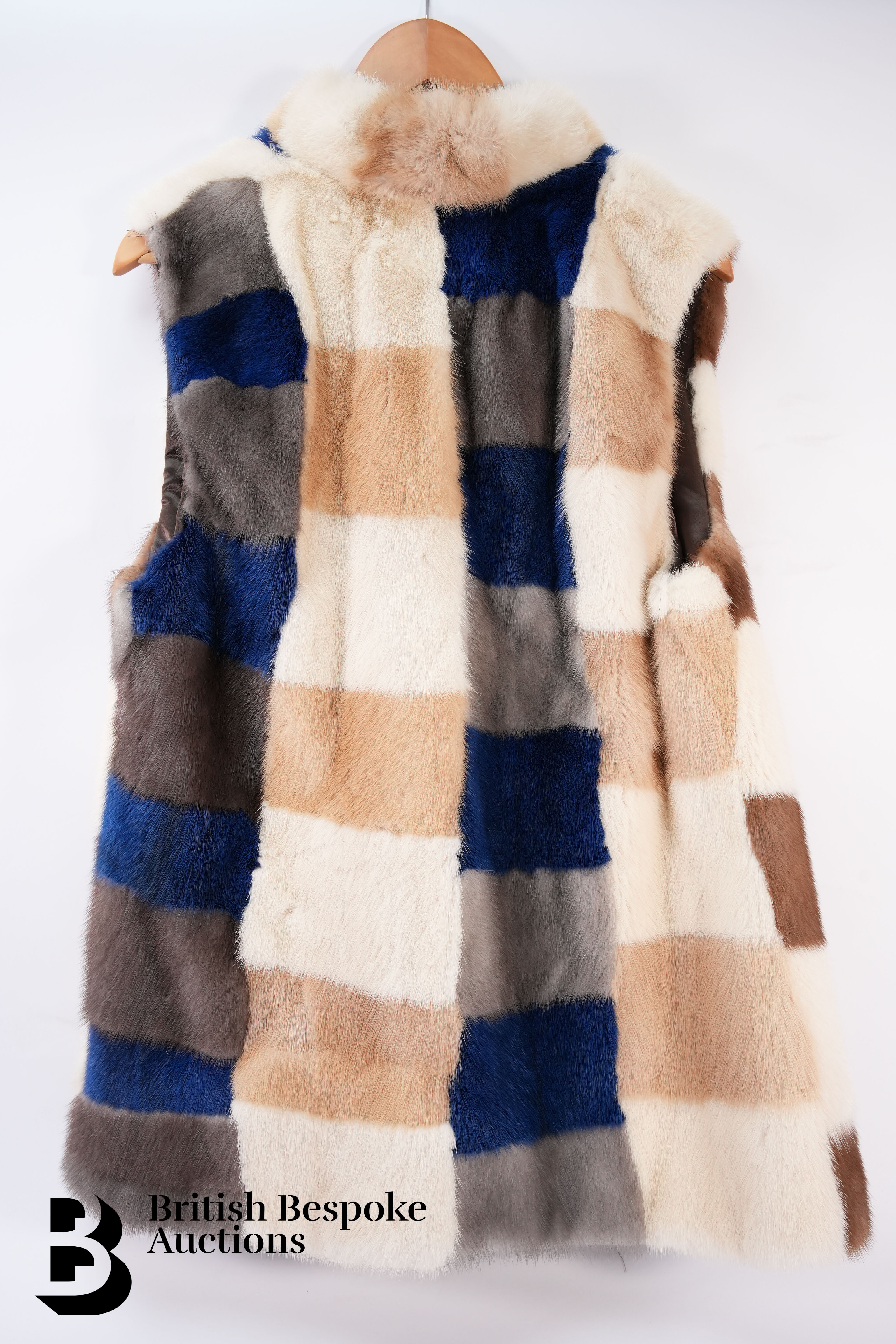 Coloured Mink Veste Vison, Two Mink Coats, and Crocodile Handbag - Image 4 of 10