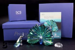 Swarovski Crystal Society SCS 2015 Arya Peacock and Smaller Peacock