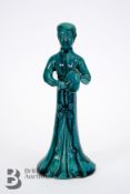 Chinese Turquoise Glazed Figurine