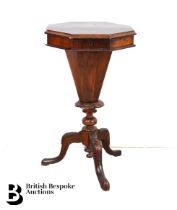 Victorian Mahogany Sewing Table