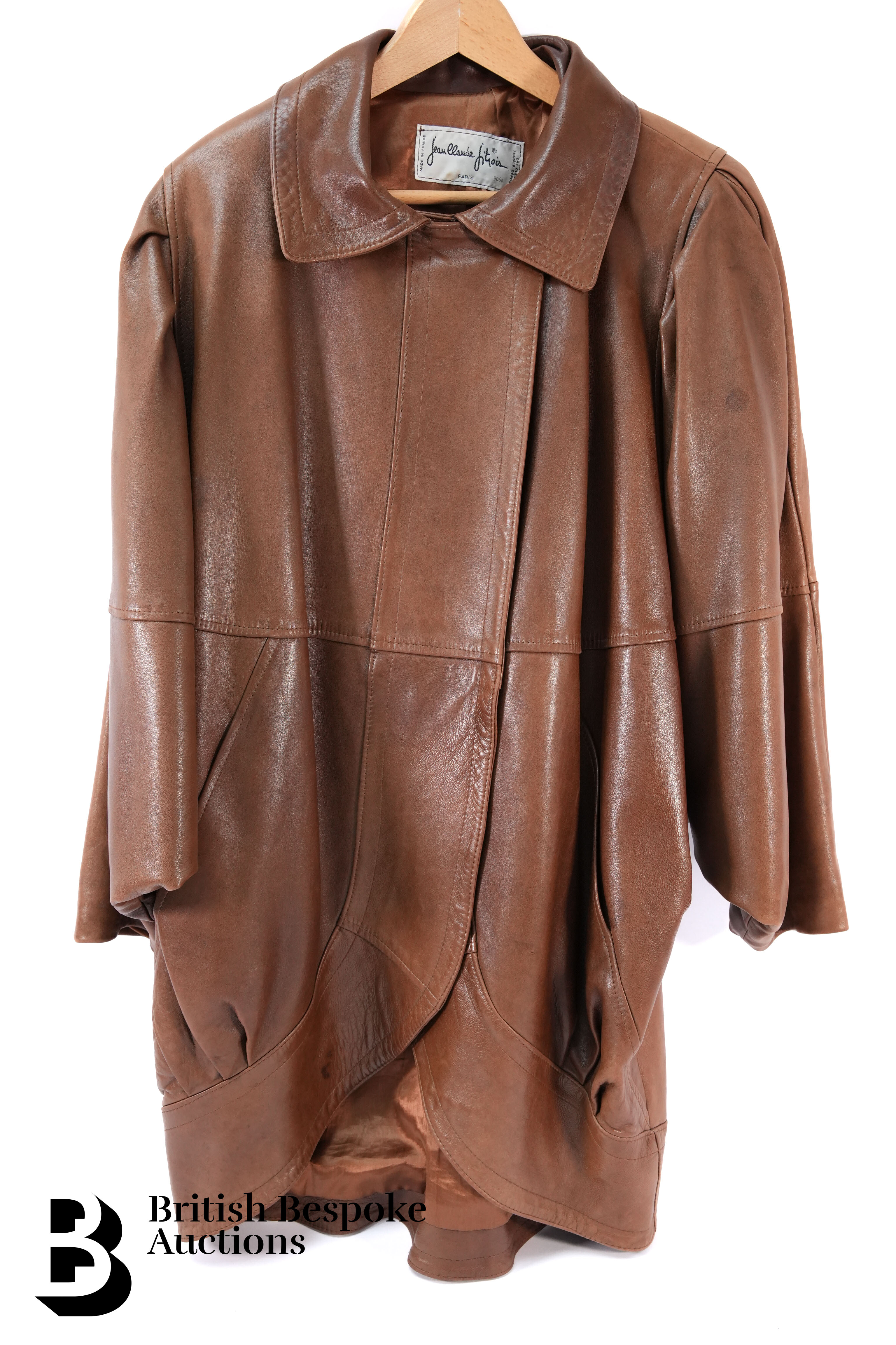 Jean Claude Jitouis Brown Leather Jacket