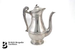 Edward VII Silver Coffee Pot