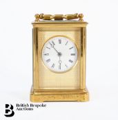 Gilt Brass Carriage Clock