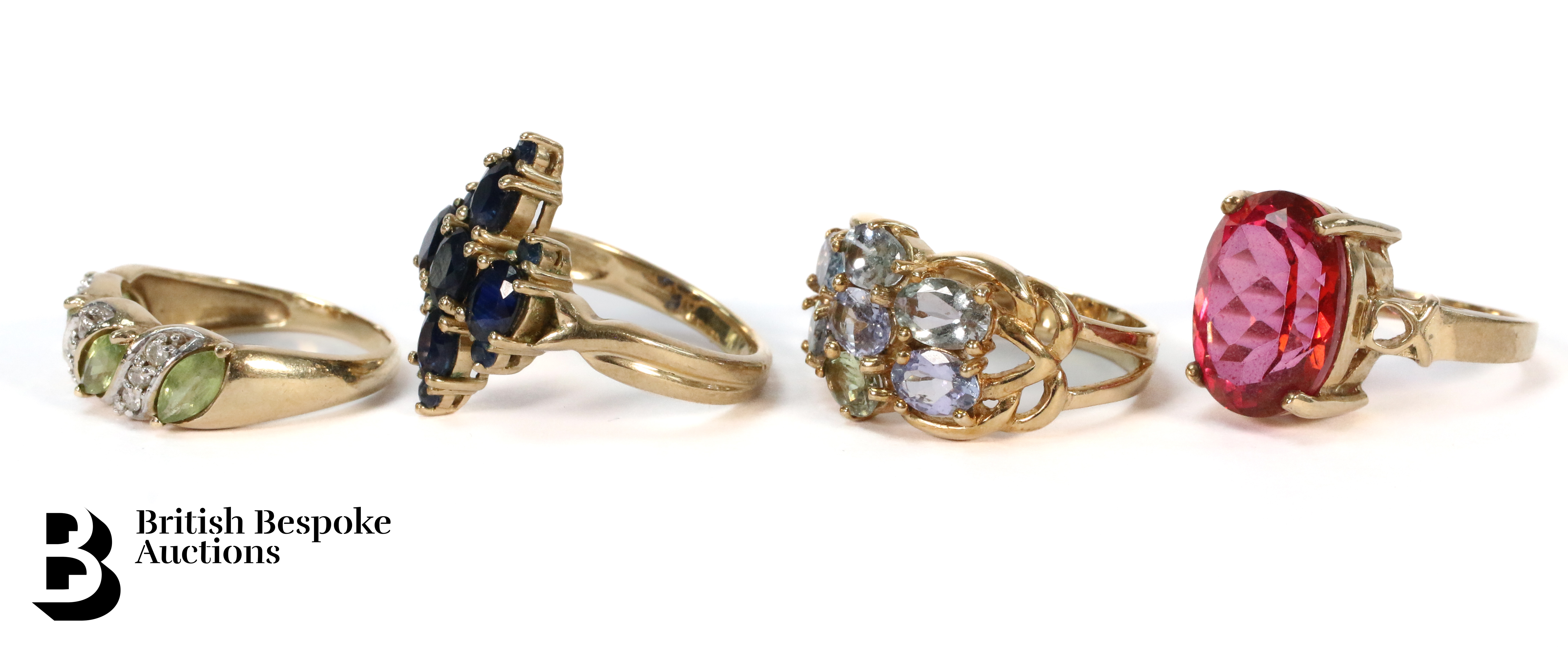 Four 9ct Yellow Gold Rings - Image 2 of 3