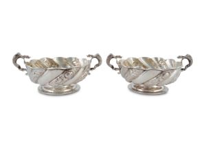 Pair of Victorian Silver Bowls