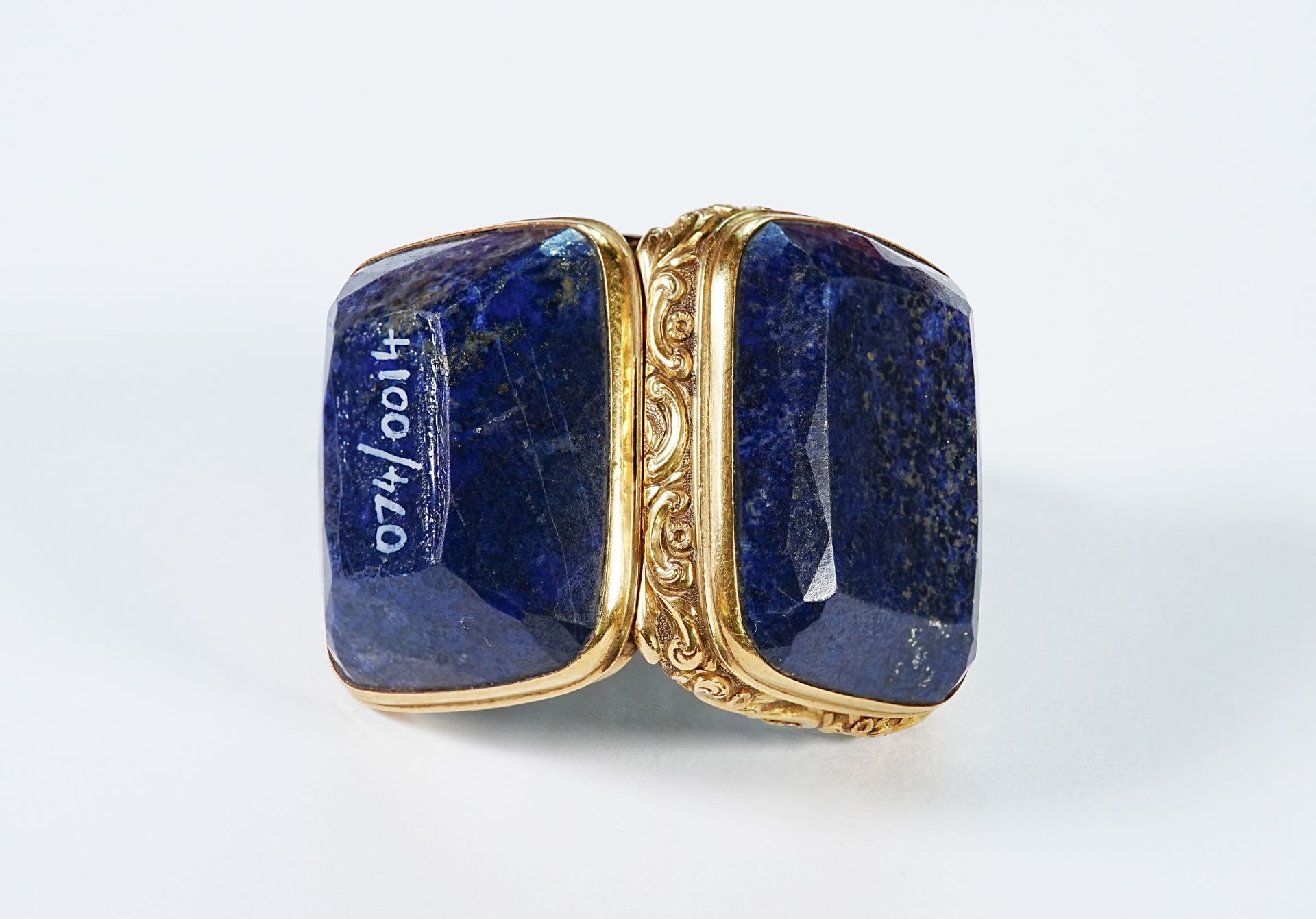 19th Century Lapis Lazuli Vinaigrette - Image 5 of 5