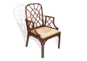 George III Mahogany Armchair