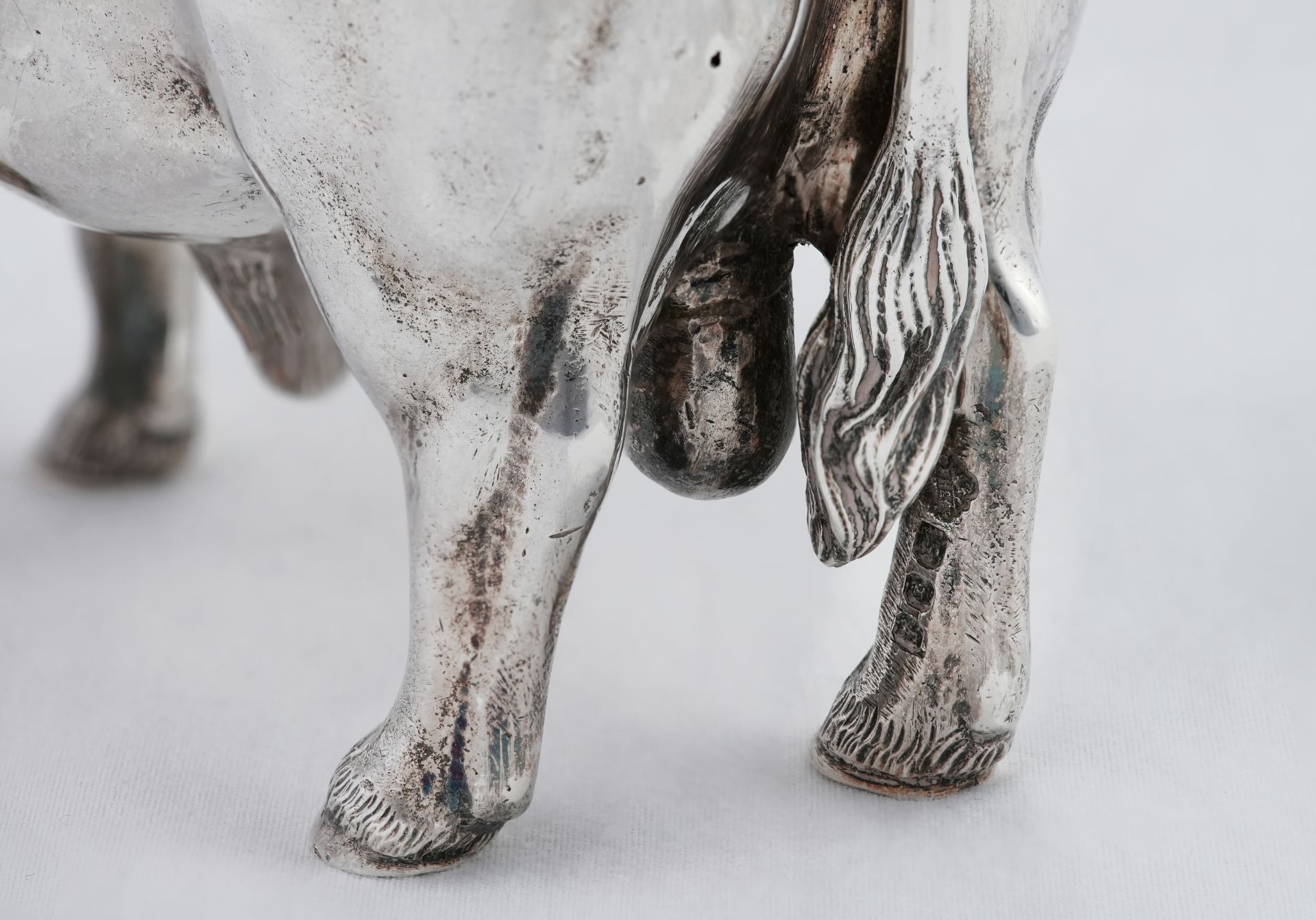 Sterling Silver Figure of Bull - Image 4 of 4