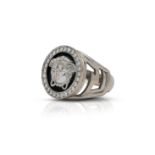 Gianni Versace 18ct White Gold and Diamond Dress Ring