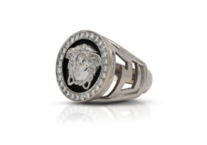 Gianni Versace 18ct White Gold and Diamond Dress Ring