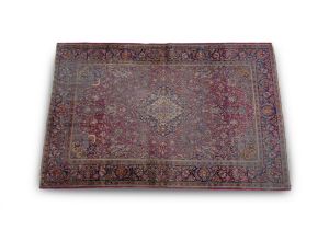 Kashan Silk Rug