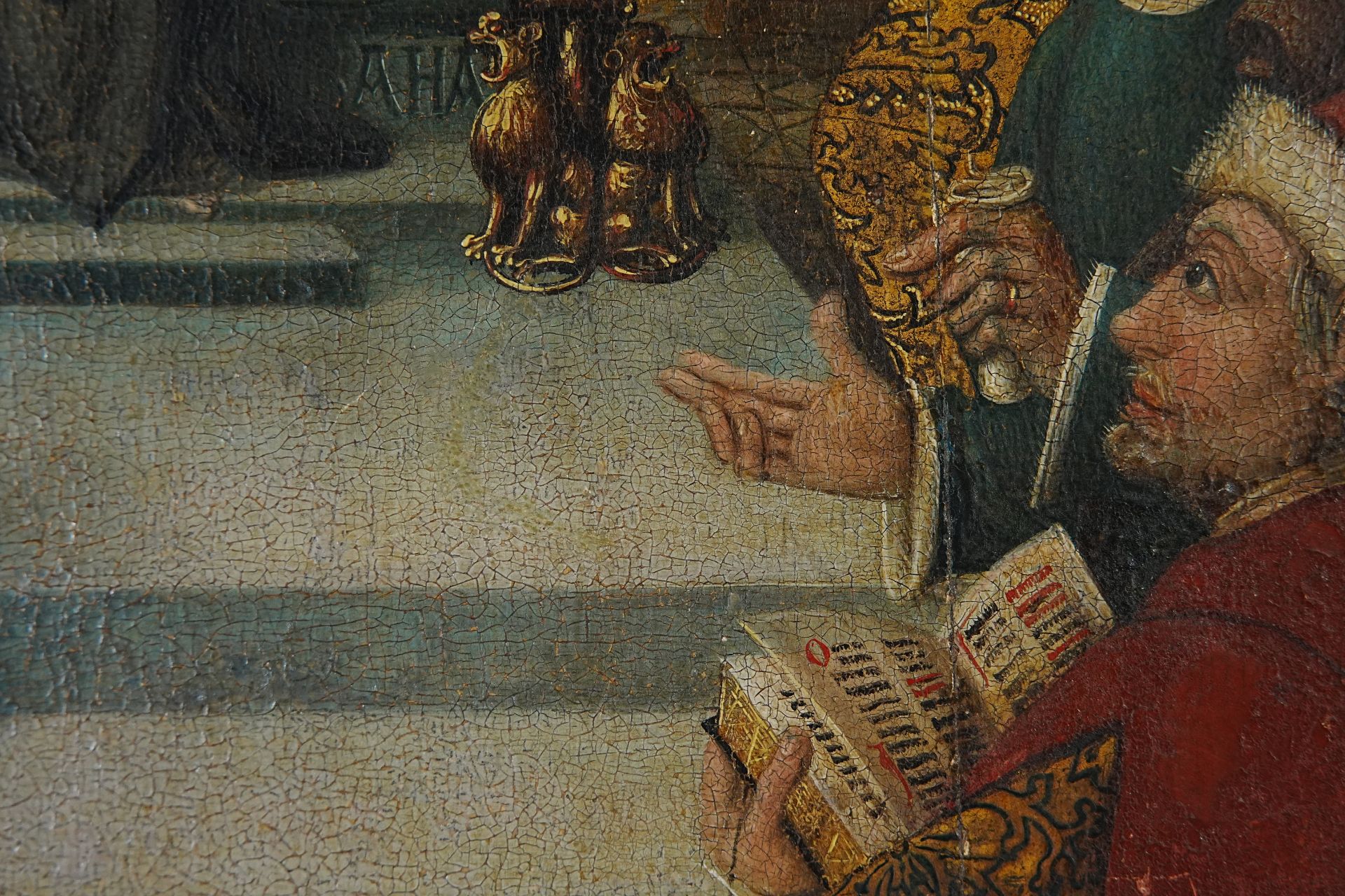 Cologne School Oil on Panel - Attributed to Hans Burgkmair - Image 6 of 9