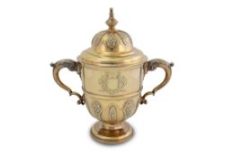 George II Irish Silver Gilt Cup and Cover