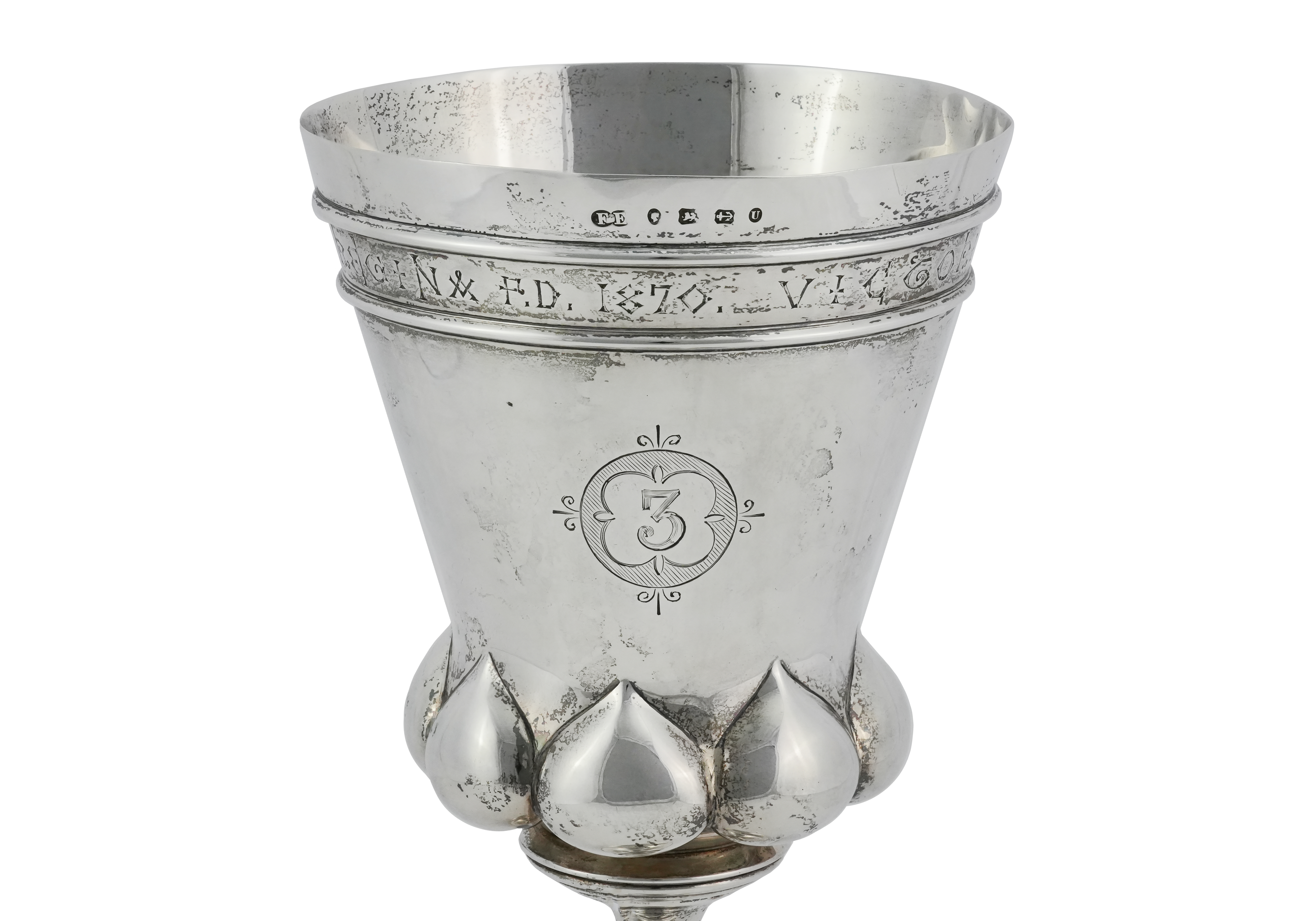 Victorian Silver Chalice - Image 3 of 5