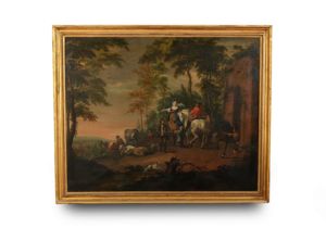 18th Century German School Oil on Canvas