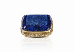 19th Century Lapis Lazuli Vinaigrette