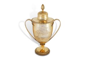 Victorian Silver-Gilt Cup and Cover