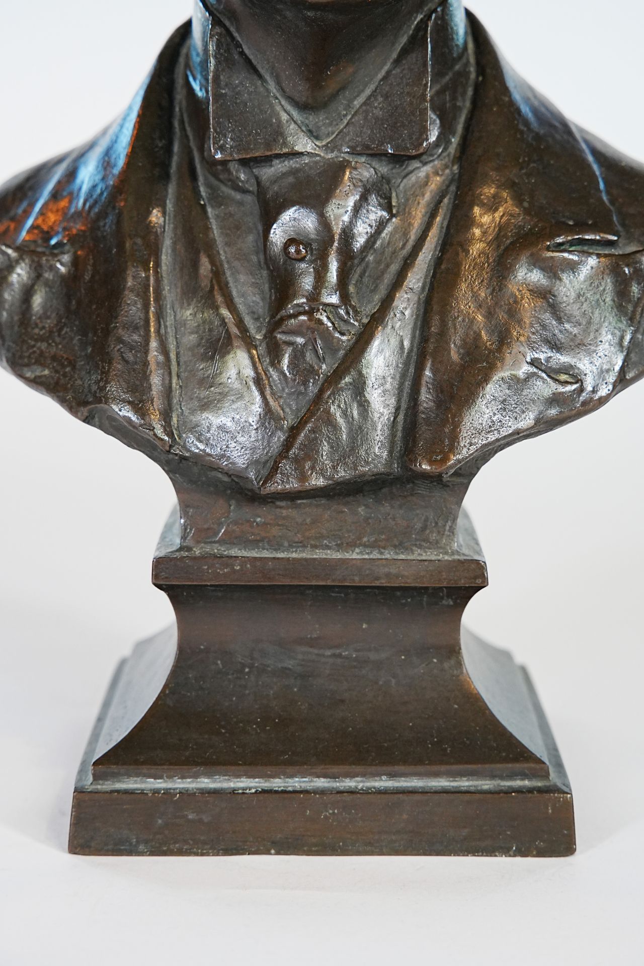 English Bronze Bust of Statesman Joseph Chamberlain - Image 4 of 6
