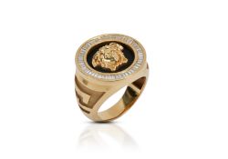 Gianni Versace 18ct Yellow Gold and Diamond Dress Ring