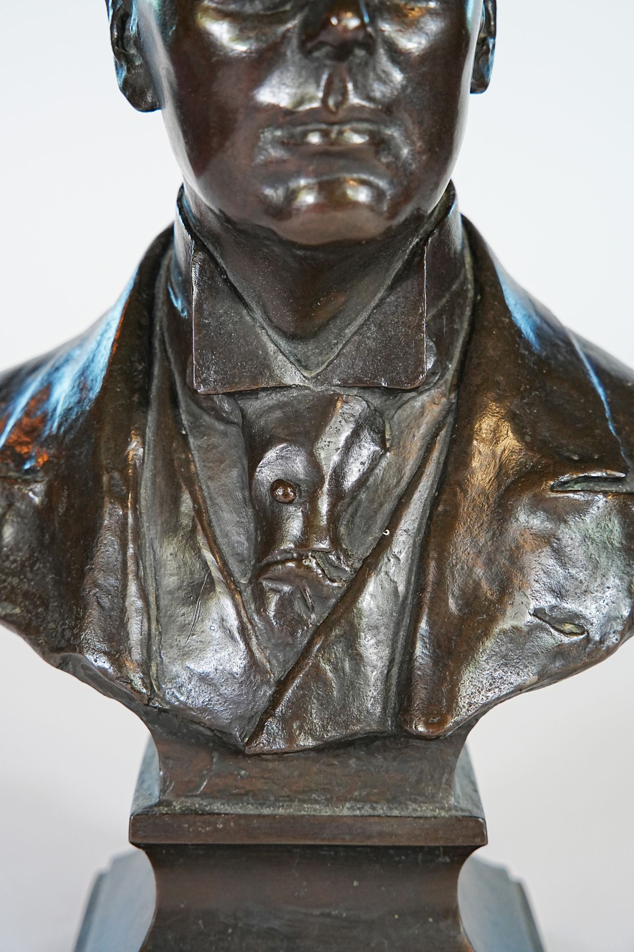 English Bronze Bust of Statesman Joseph Chamberlain - Image 3 of 6