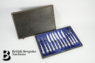 Silver Fruit Knives and Forks