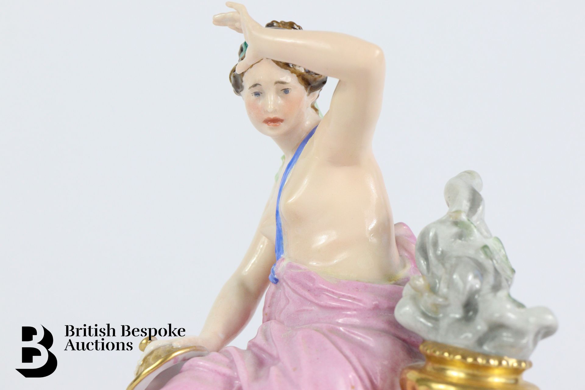 KPM Porcelain Figurine and Other Figures - Image 7 of 9