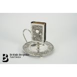 Chinese Export Silver Match Box Stand