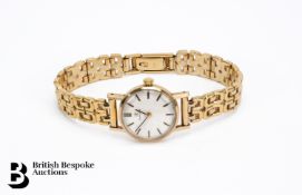 Ladies 9ct Gold Omega Wrist Watch